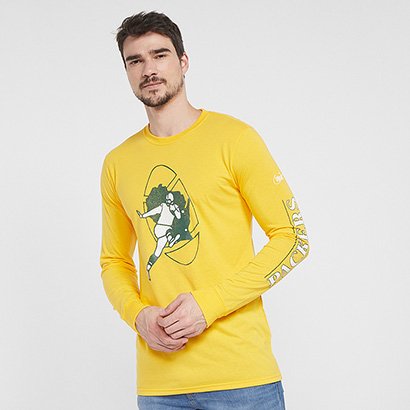 Camiseta NFL Green Bay Packers Nike Manga Longa Masculina - Masculino
