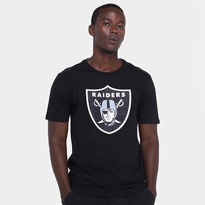 Camiseta NFL Las Vegas Raiders New Era Basic Masculina - Masculino