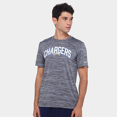 Camiseta NFL Los Angeles Chargers Drop 2 Nike Dri-Fit Team Velocity Masculina - Masculino