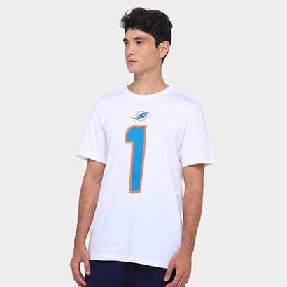 Camiseta NFL Miami Dolphins Tua Tagovailoa n° 1 Nike Masculina - Masculino