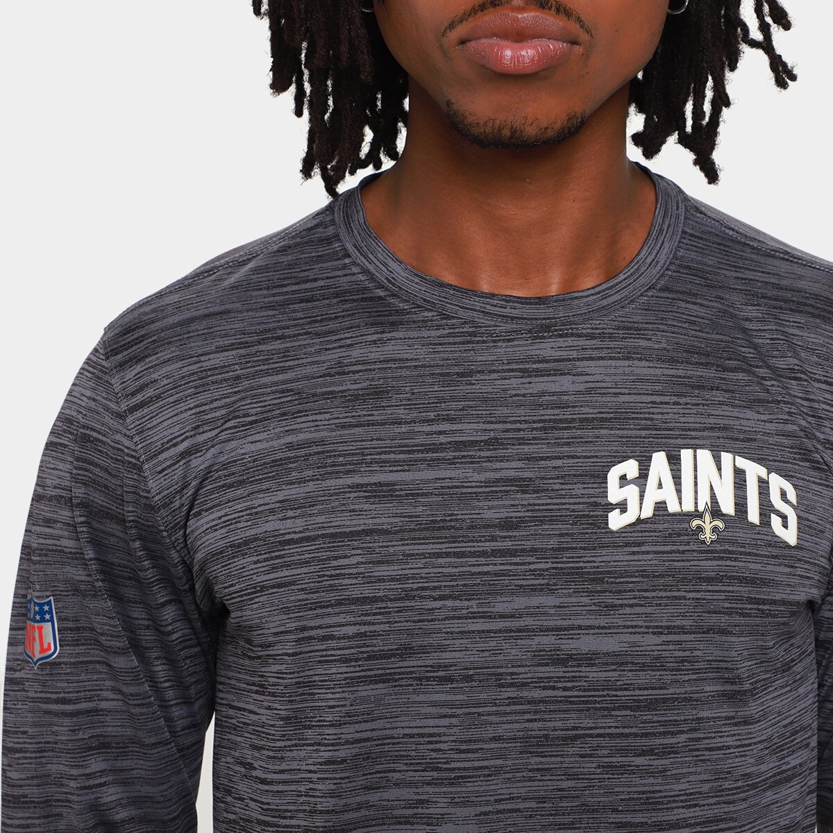 Camiseta NFL New Orleans Saints Nike Manga Longa Masculina - 2