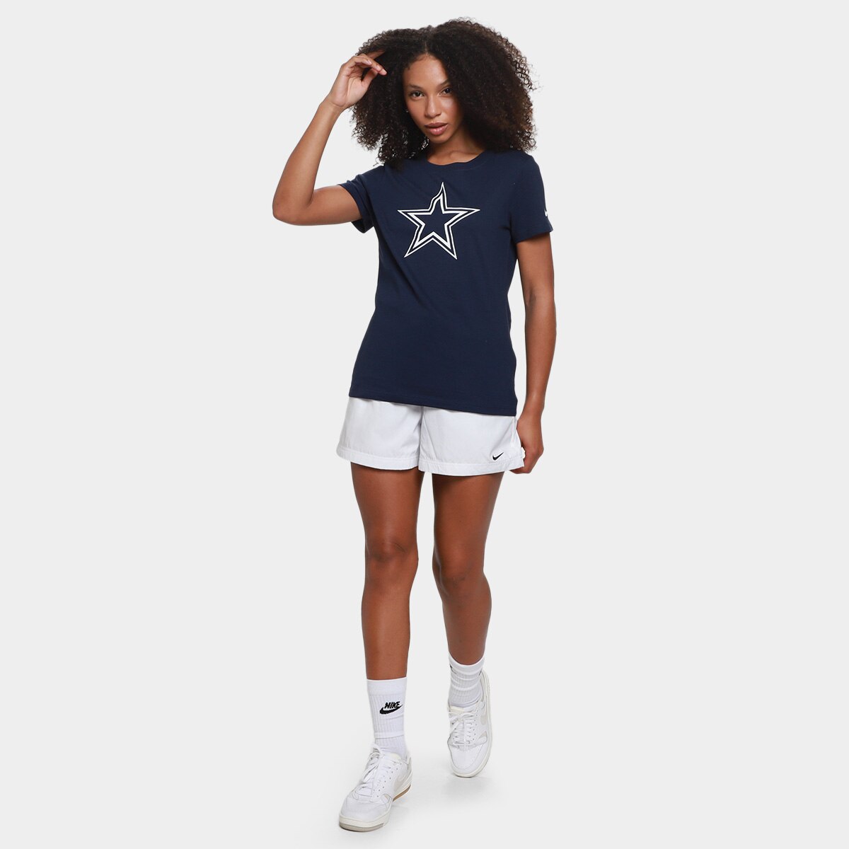 Camiseta NFL Nike Dallas Cowboys Logo Feminina - 4