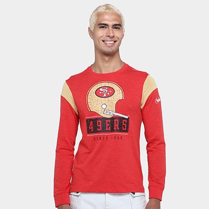 Camiseta NFL San Francisco 49ers Nike Manga Longa Masculina - Masculino
