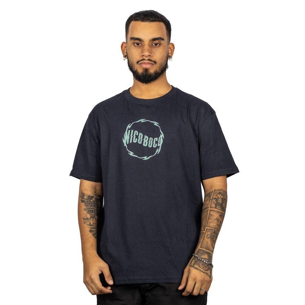 Camiseta Nicoboco Flame Marinho (Marinho)