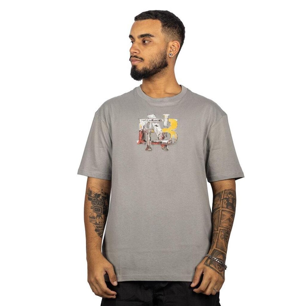 Camiseta Nicoboco Hope Cinza