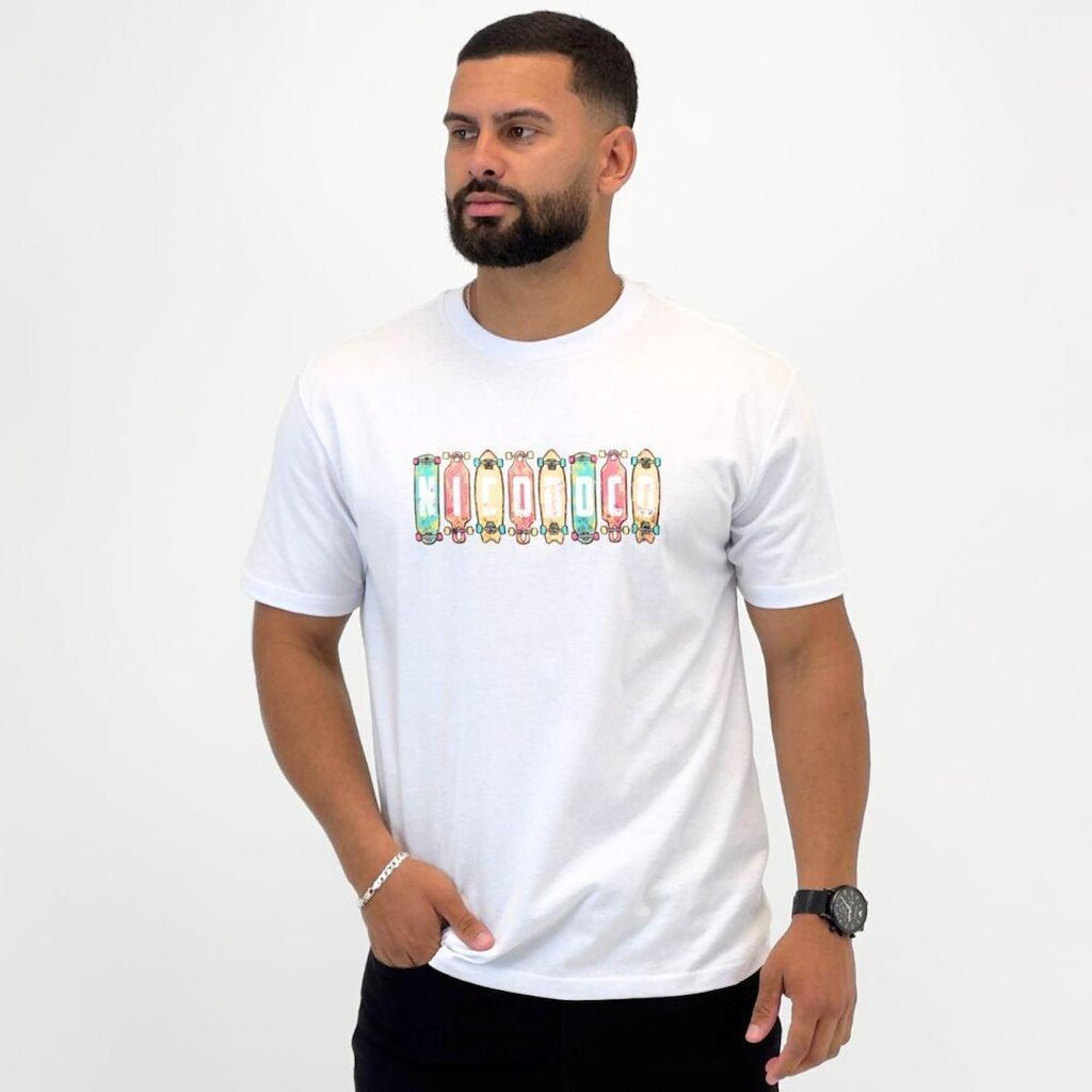 Camiseta Nicoboco Manga Curta Masculina