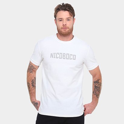Camiseta Nicoboco Slim Fit Uganda Masculina - Masculino