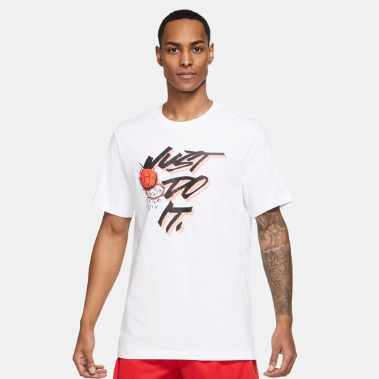 Camiseta Nike Asbury Ss Crew II Masculina - Branco Menor preço em Camiseta Nike Asbury Ss Crew II Masculina - Branco