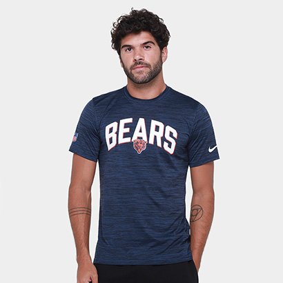 Camiseta Nike Chicago Bears Drop 2 Dri-FIT Team Velocity Masculina - Masculino