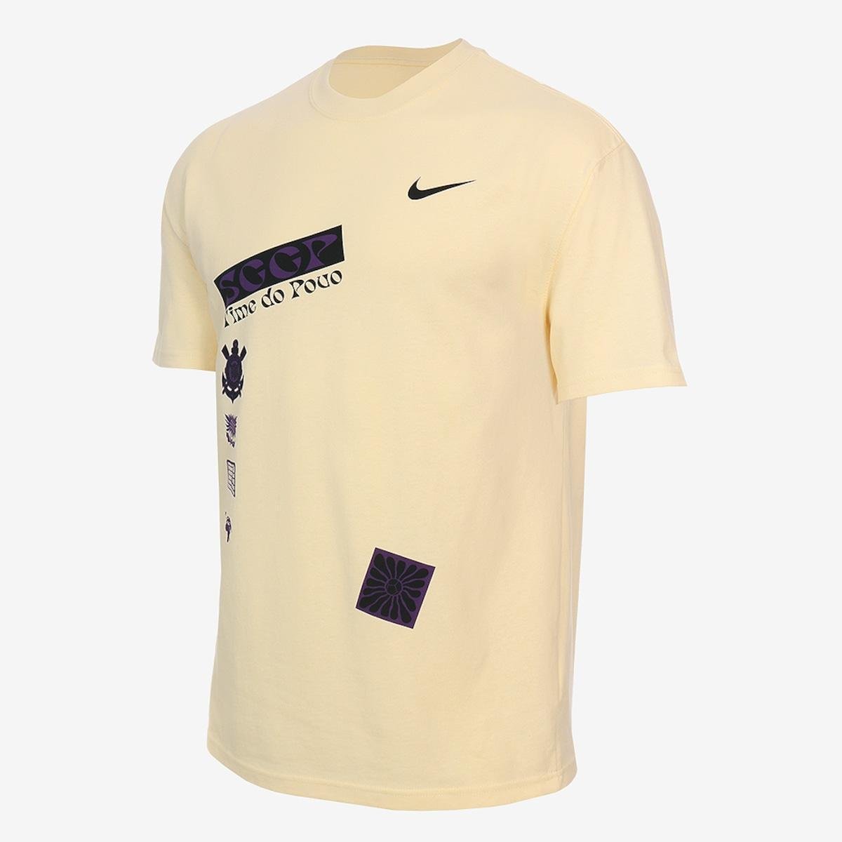 Camiseta Nike Corinthians Max90 Masculina Menor preço em Camiseta Nike Corinthians Max90 Masculina