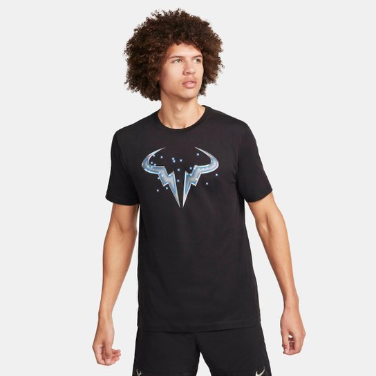 Camiseta Nike Court Dri-FIT Masculina - Preto Menor preço em Camiseta Nike Court Dri-FIT Masculina - Preto