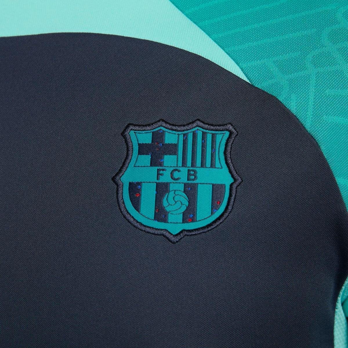 Camiseta Nike Dri-FIT Barcelona III Strike Masculina - Azul | Netshoes