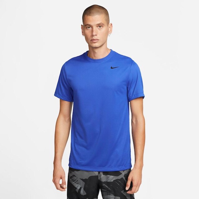 Camiseta Nike Dri-FIT Legend Reset Masculina - Azul Menor preço em Camiseta Nike Dri-FIT Legend Reset Masculina - Azul