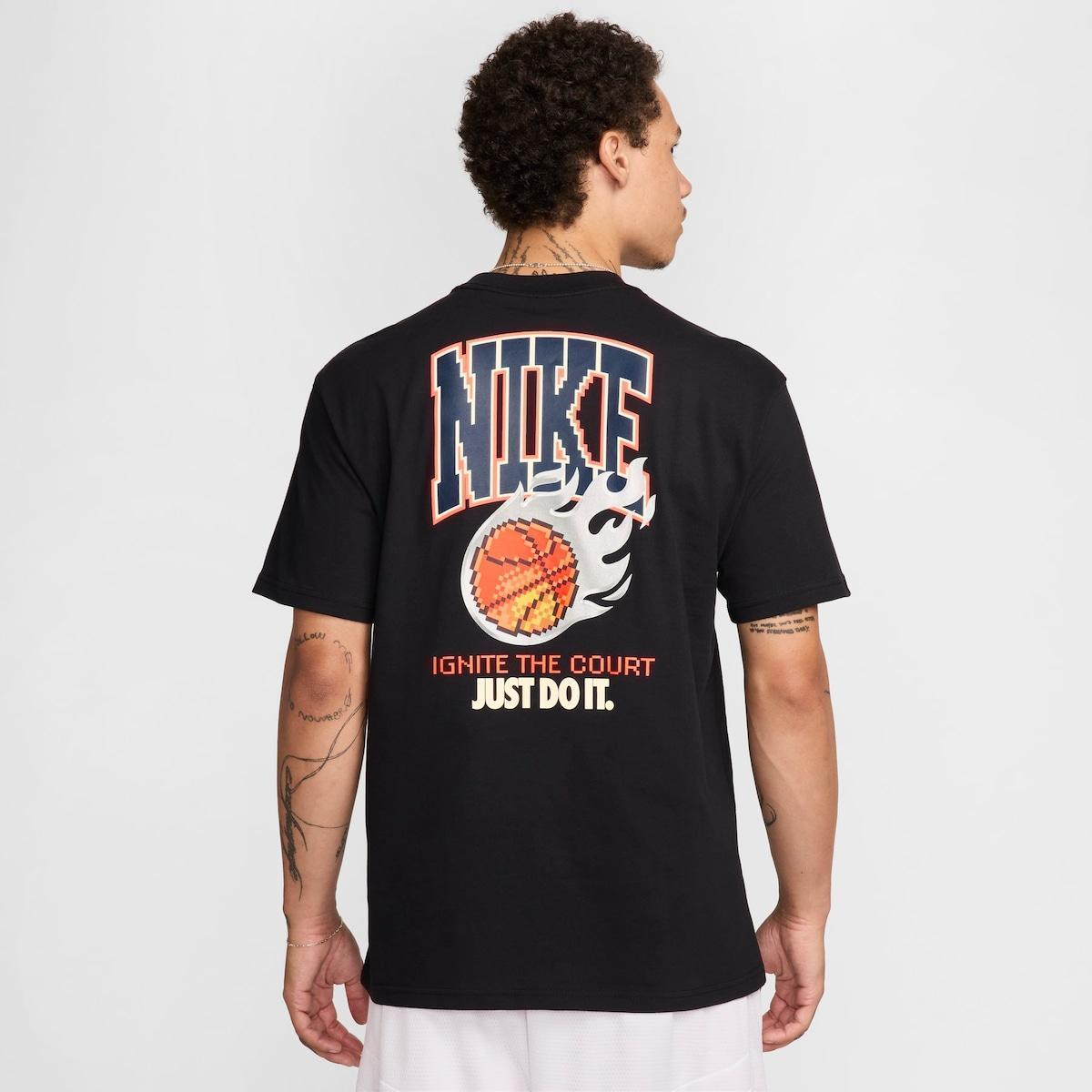 Camiseta Nike Dri-FIT Max90 Masculina - Preto | Netshoes