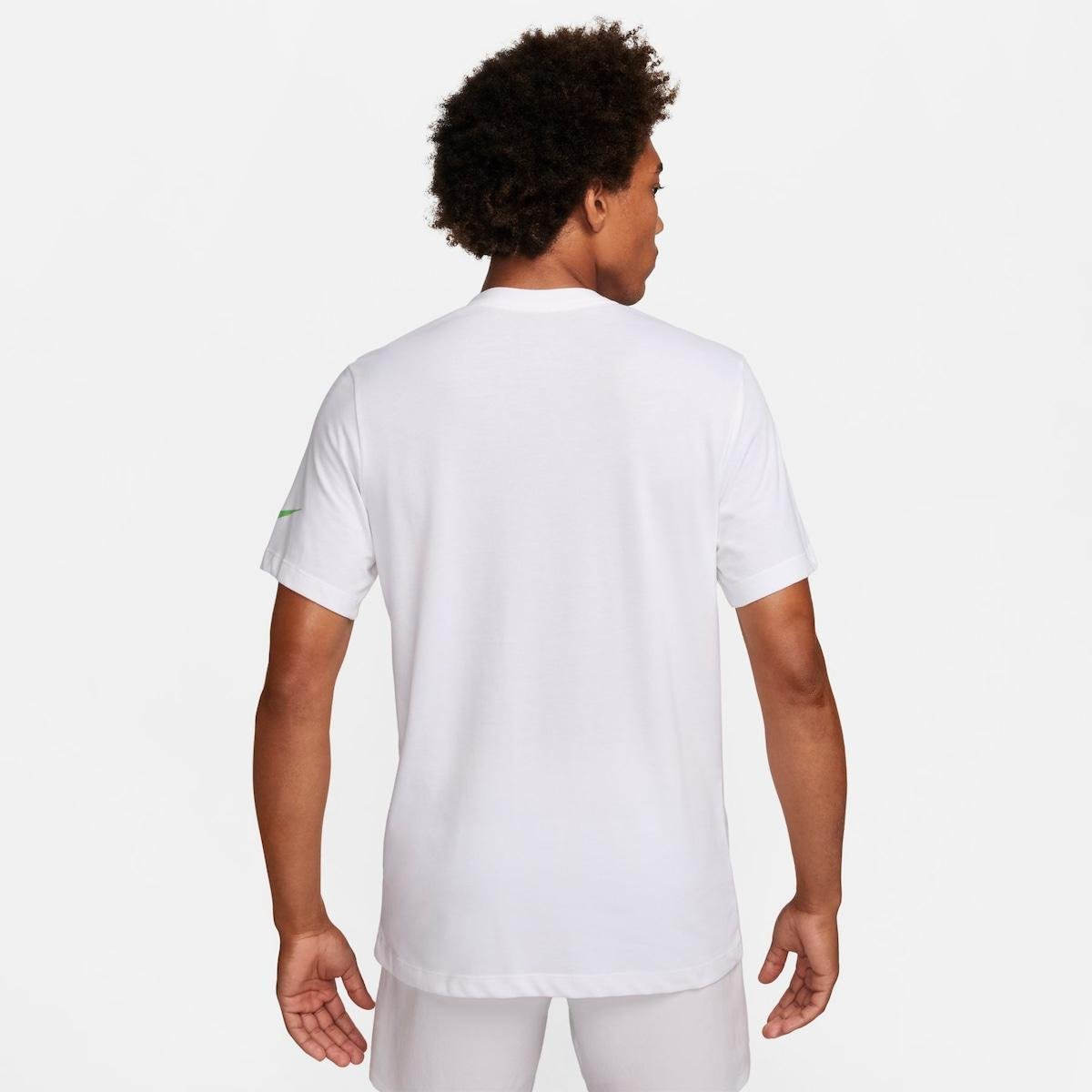 Camiseta Nike Dri-FIT Rafa Nadal Masculina - Branco | Netshoes