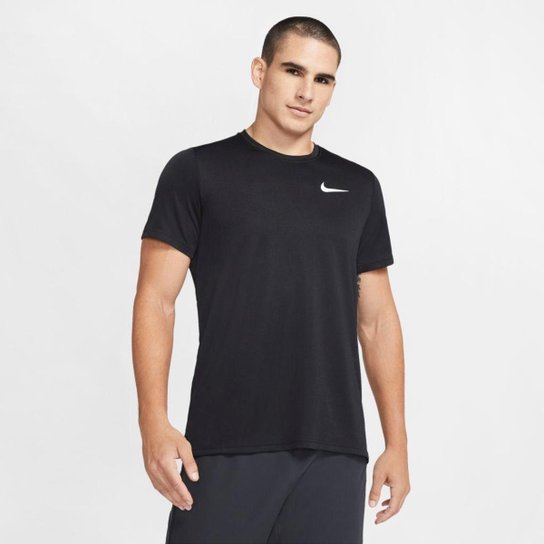 Camiseta Nike Dri-FIT Superset Masculina - Preto Menor preço em Camiseta Nike Dri-FIT Superset Masculina - Preto