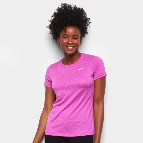 Camiseta Nike Dry Leg Tee Crew Feminina - Roxo+Rosa é ruim? Camiseta Nike Dry Leg Tee Crew Feminina - Roxo+Rosa é boa?
