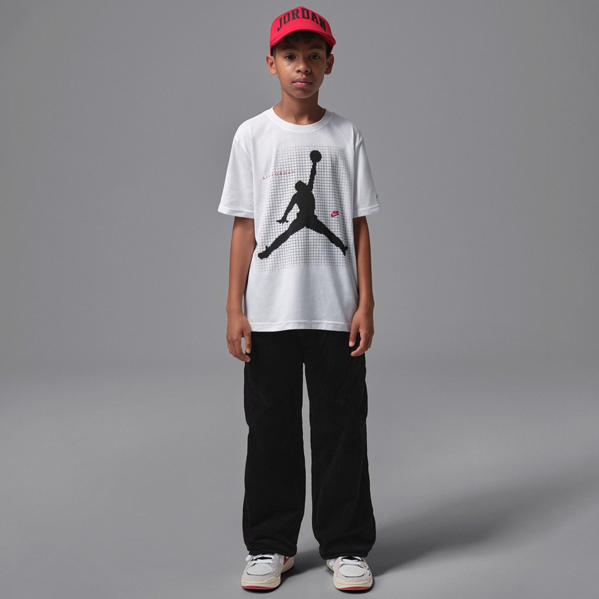 Camiseta Nike Jordan Jump Grid Blur Menino - 8