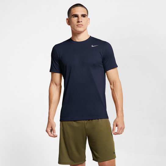 Camiseta Nike Legend 2.0 Ss Masculina - Chumbo e Cinza Menor preço em Camiseta Nike Legend 2.0 Ss Masculina - Chumbo e Cinza