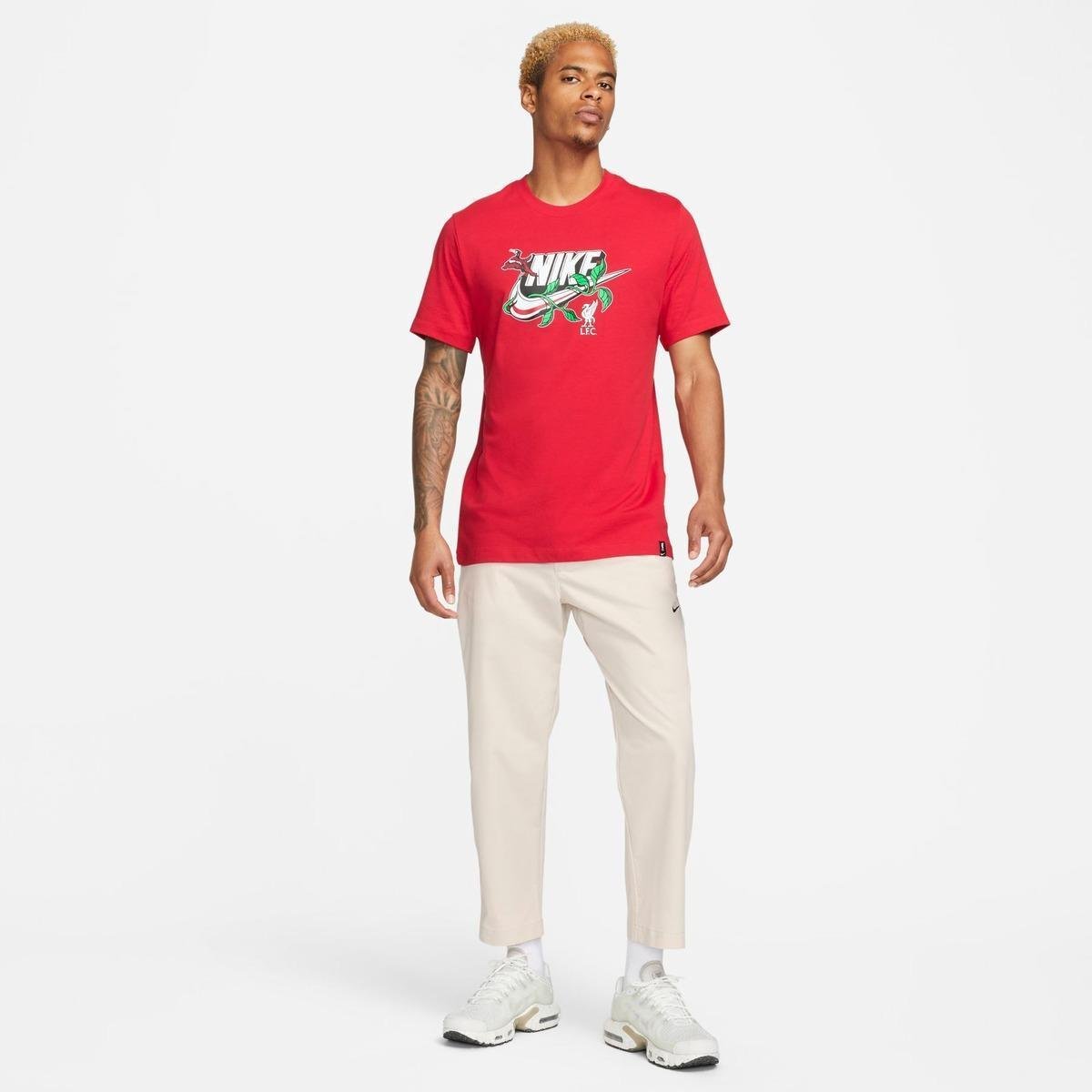 Camiseta Nike Liverpool Futura Masculina - Vermelho | Netshoes