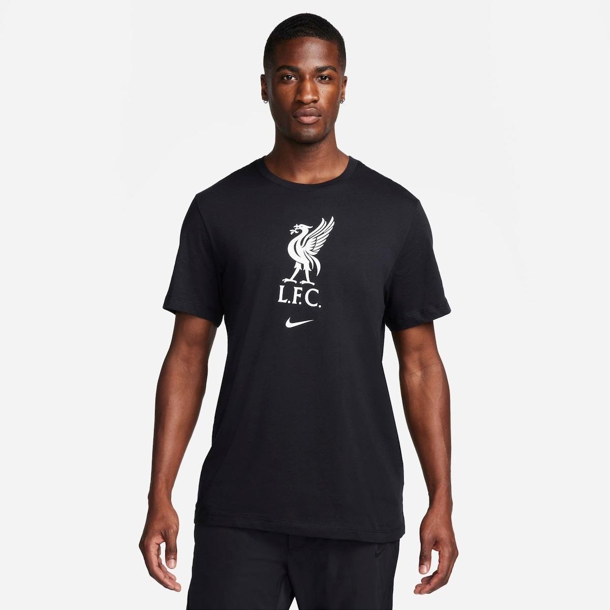 Camiseta Nike Liverpool Masculina - Preto | Netshoes