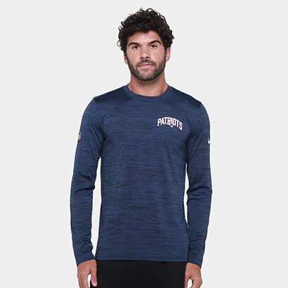 Camiseta Nike New England Patriots Drop 2 Dri-FIT Team Velocity Masculina - Masculino