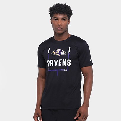 Camiseta Nike NFL Baltimore Ravens Legend Goal Post Masculina - Masculino