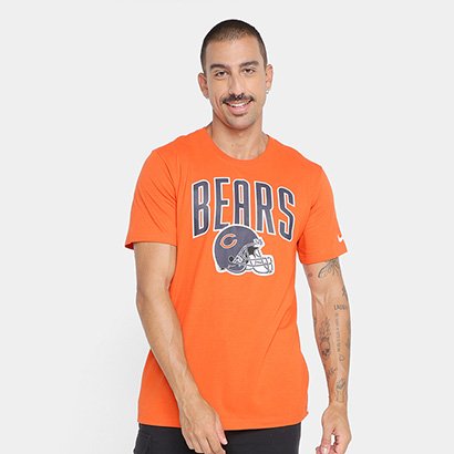 Camiseta Nike NFL Chicago Bears Essential Team Athletic Masculina - Masculino Camiseta Nike NFL Chicago Bears Essential Team Athletic Masculina - Masculino