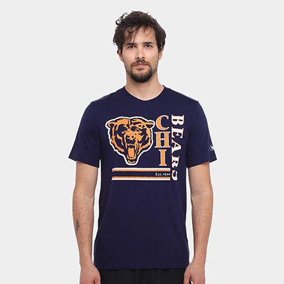 Camiseta Nike NFL Chicago Bears Triblend Masculina - Masculino