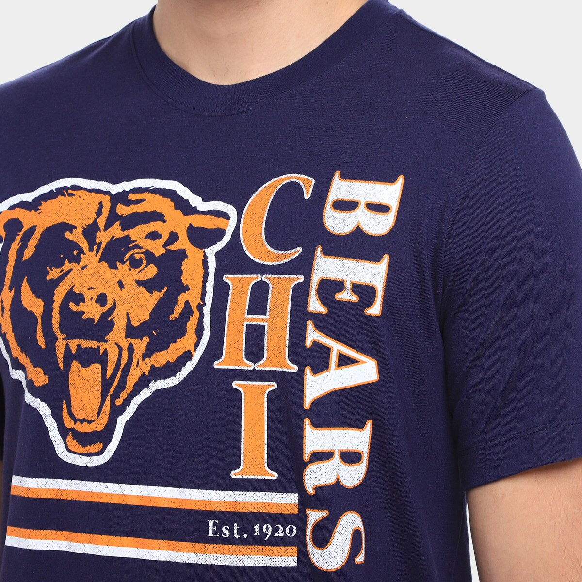 Camiseta Nike NFL Chicago Bears Triblend Masculina - 2