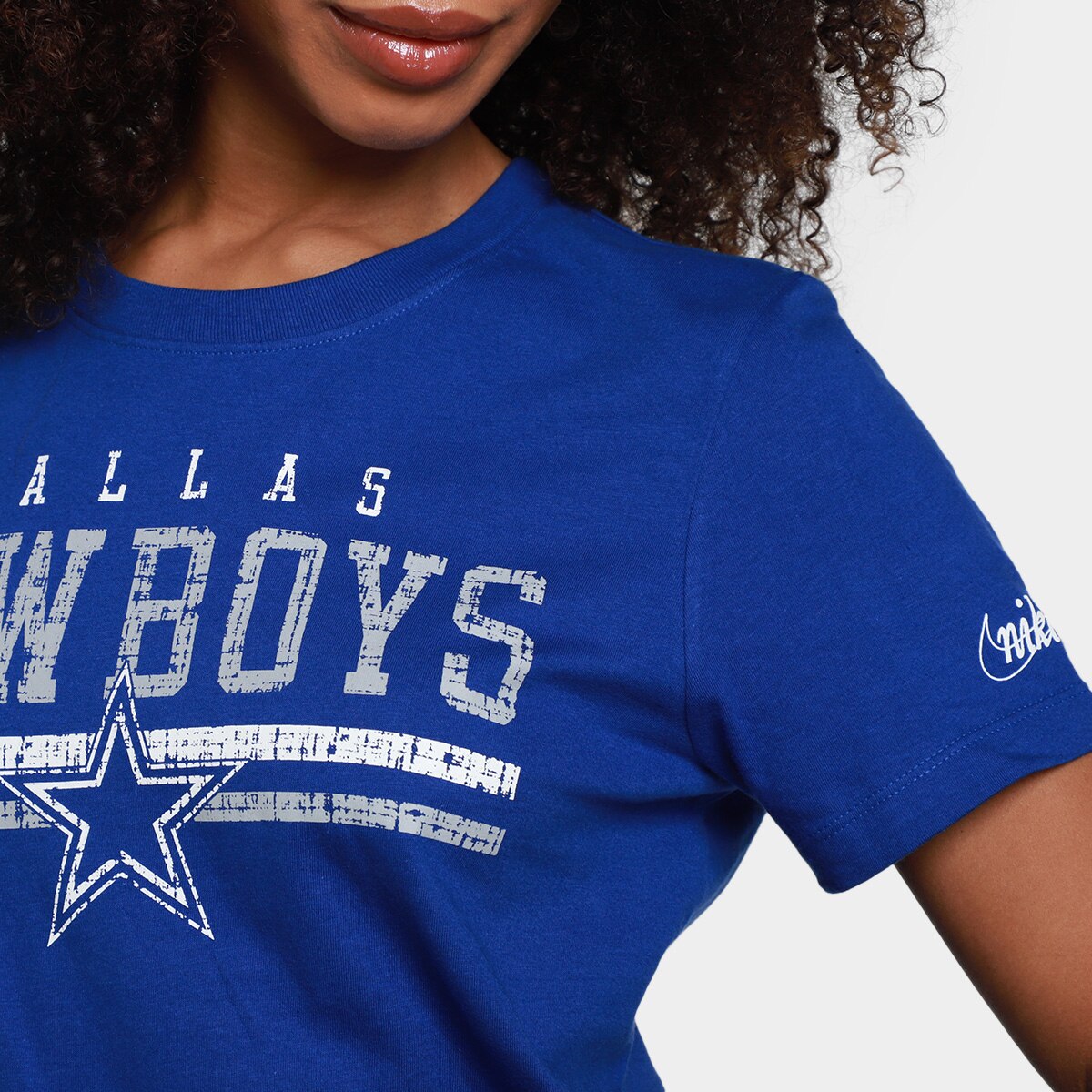Camiseta Nike NFL Dallas Cowboys Historic Feminina - 2
