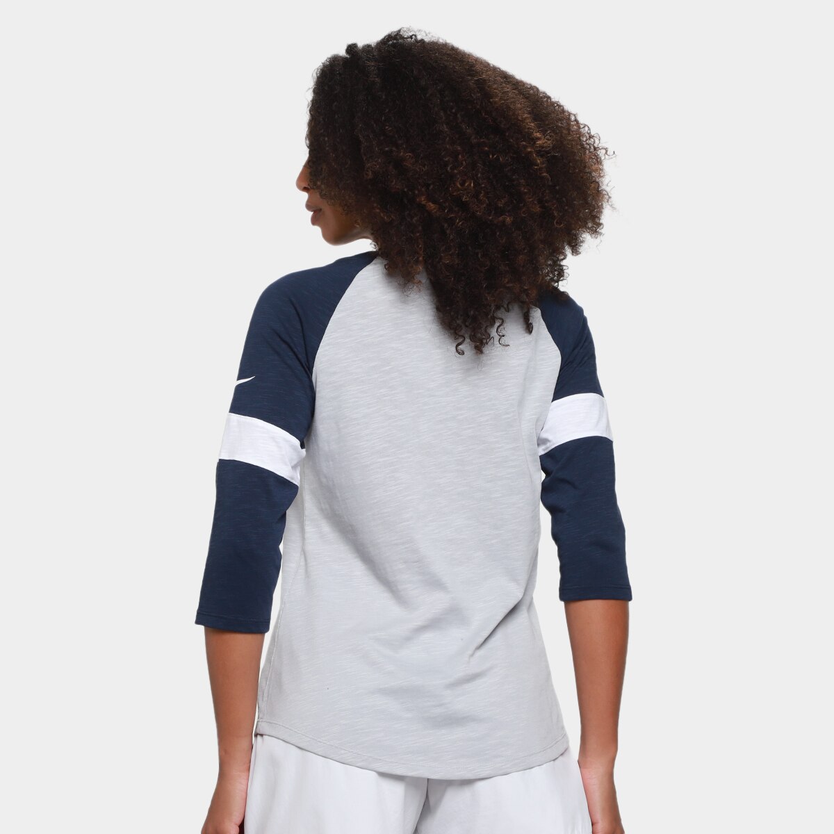 Camiseta Nike NFL Dallas Cowboys Slub 3Q Raglan Feminina - 1