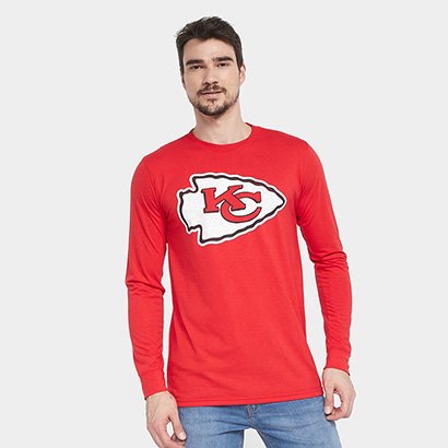 Camiseta Nike NFL Kansas City Chiefs Fashion Manga Longa Masculina - Masculino