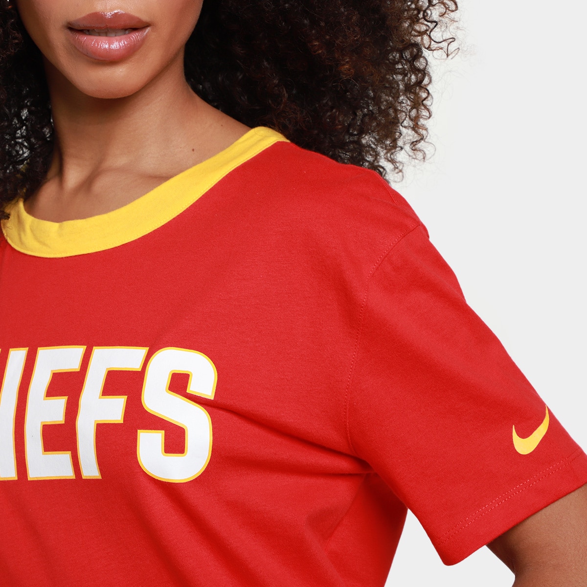 Camiseta Nike NFL Kansas City Chiefs High Hip Fashion Feminina - 2