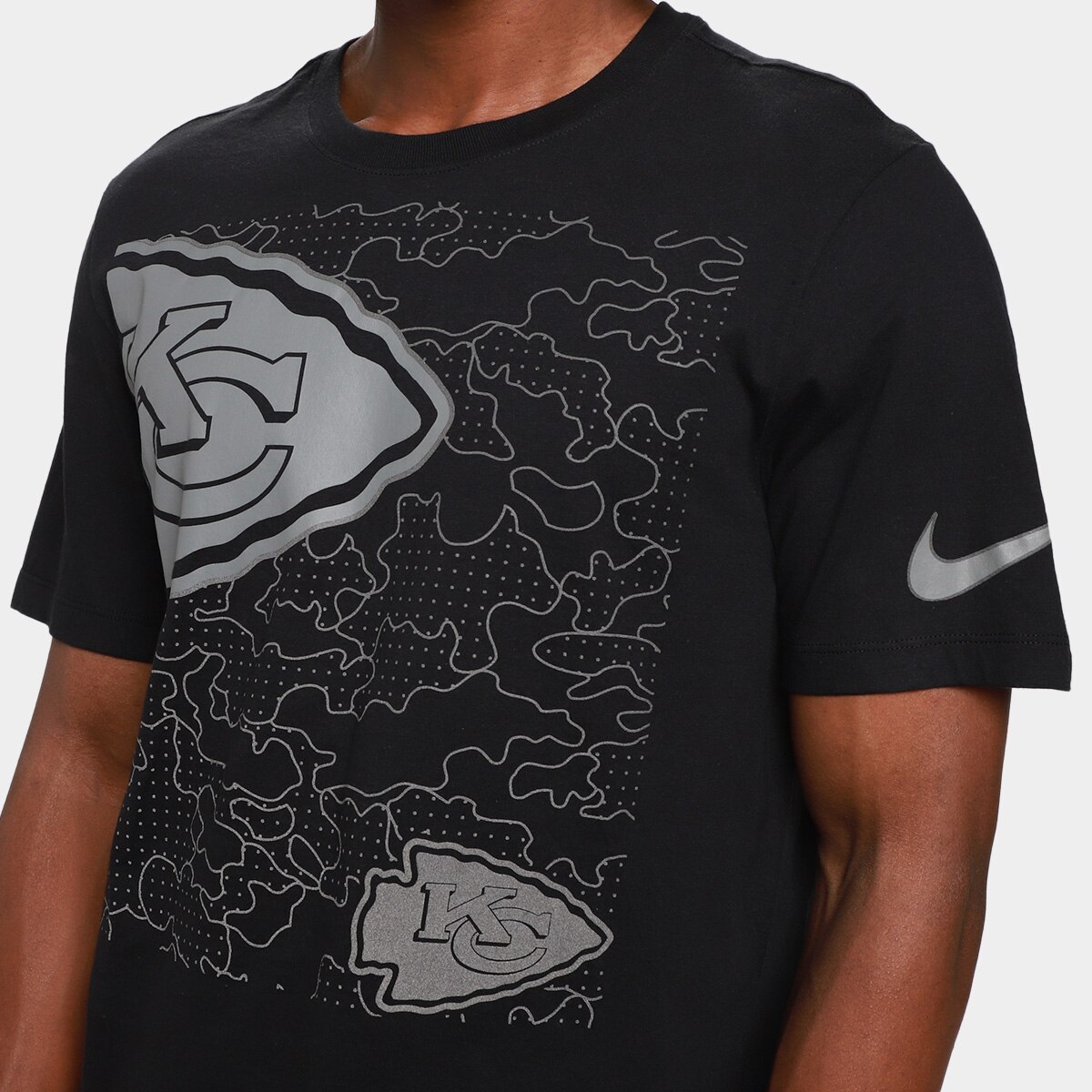 Camiseta Nike NFL Kansas City Chiefs Reflective Essential Masculina - 2