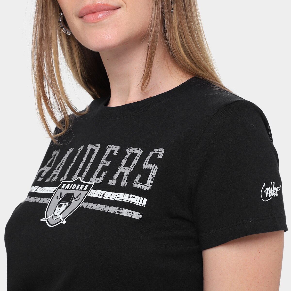 Camiseta Nike NFL Las Vegas Raiders Historic Feminina - 2