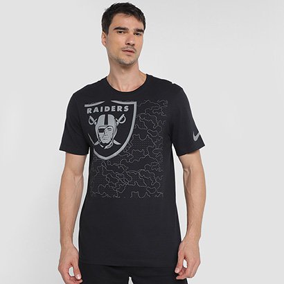 Camiseta Nike NFL Las Vegas Raiders Reflective Essential Masculina - Masculino