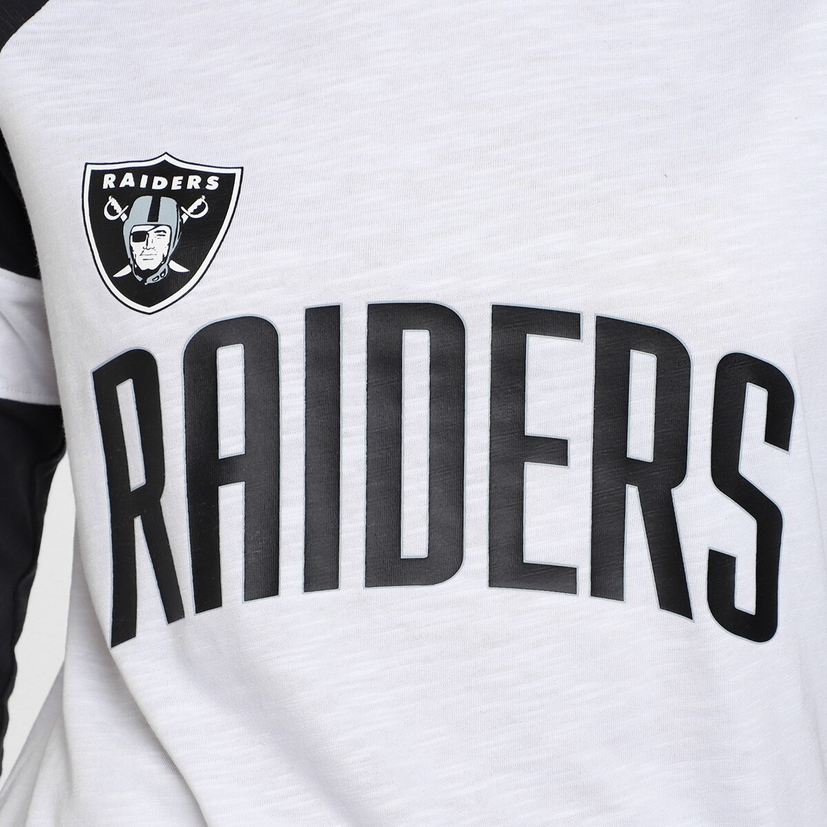 Camiseta Nike NFL Las Vegas Raiders Slub 3Q Raglan Feminina - 2