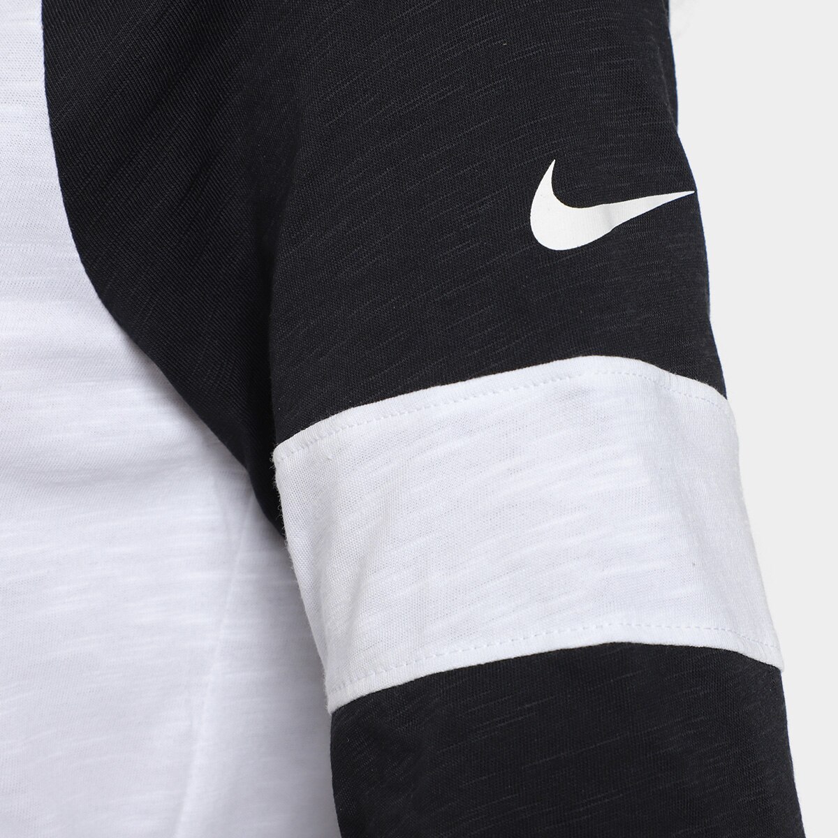 Camiseta Nike NFL Las Vegas Raiders Slub 3Q Raglan Feminina - 3