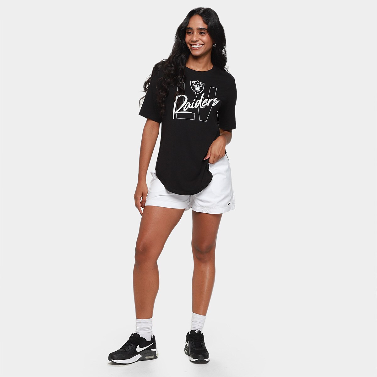 Camiseta Nike NFL Las Vegas Raiders Weekend City Love Feminina - 3