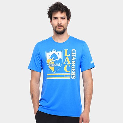 Camiseta Nike NFL Los Angeles Charges Triblend Logo Masculina - Masculino