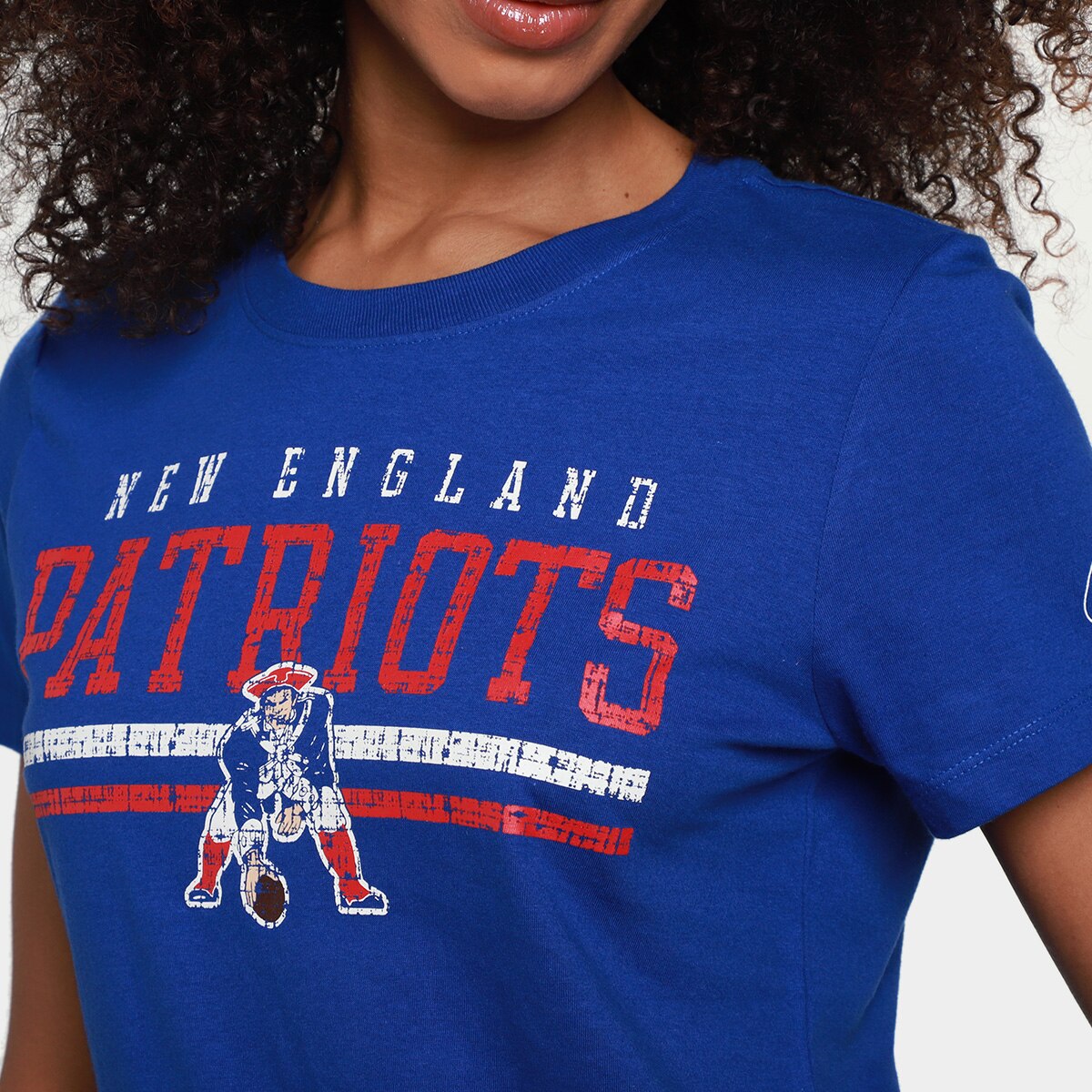 Camiseta Nike NFL New England Patriots Historic Feminina - 2