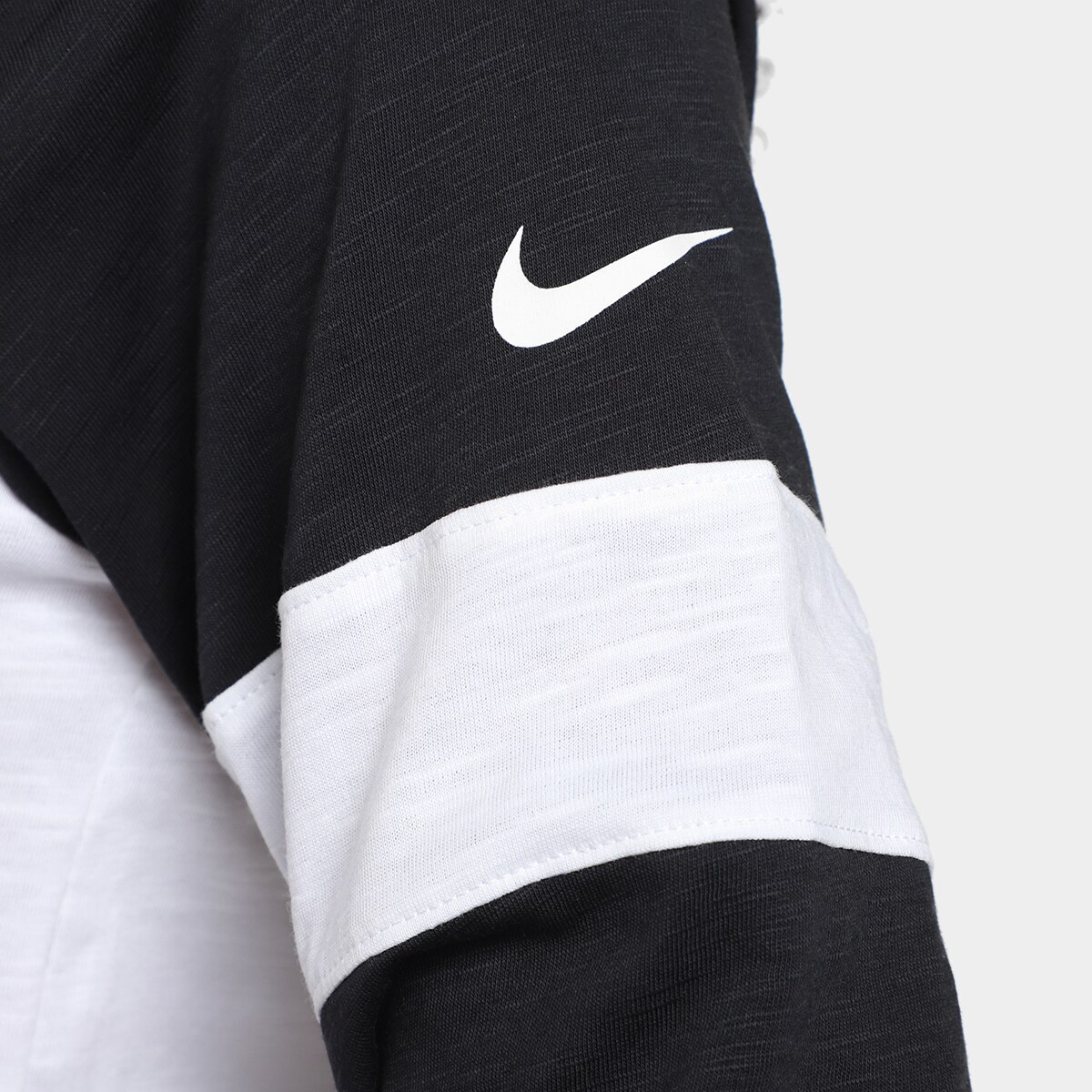 Camiseta Nike NFL New Orleans Saints Slub 3Q Raglan Feminina - 3