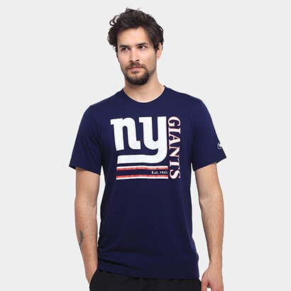 Camiseta Nike NFL New York Giants Triblend Logo Masculina - Masculino