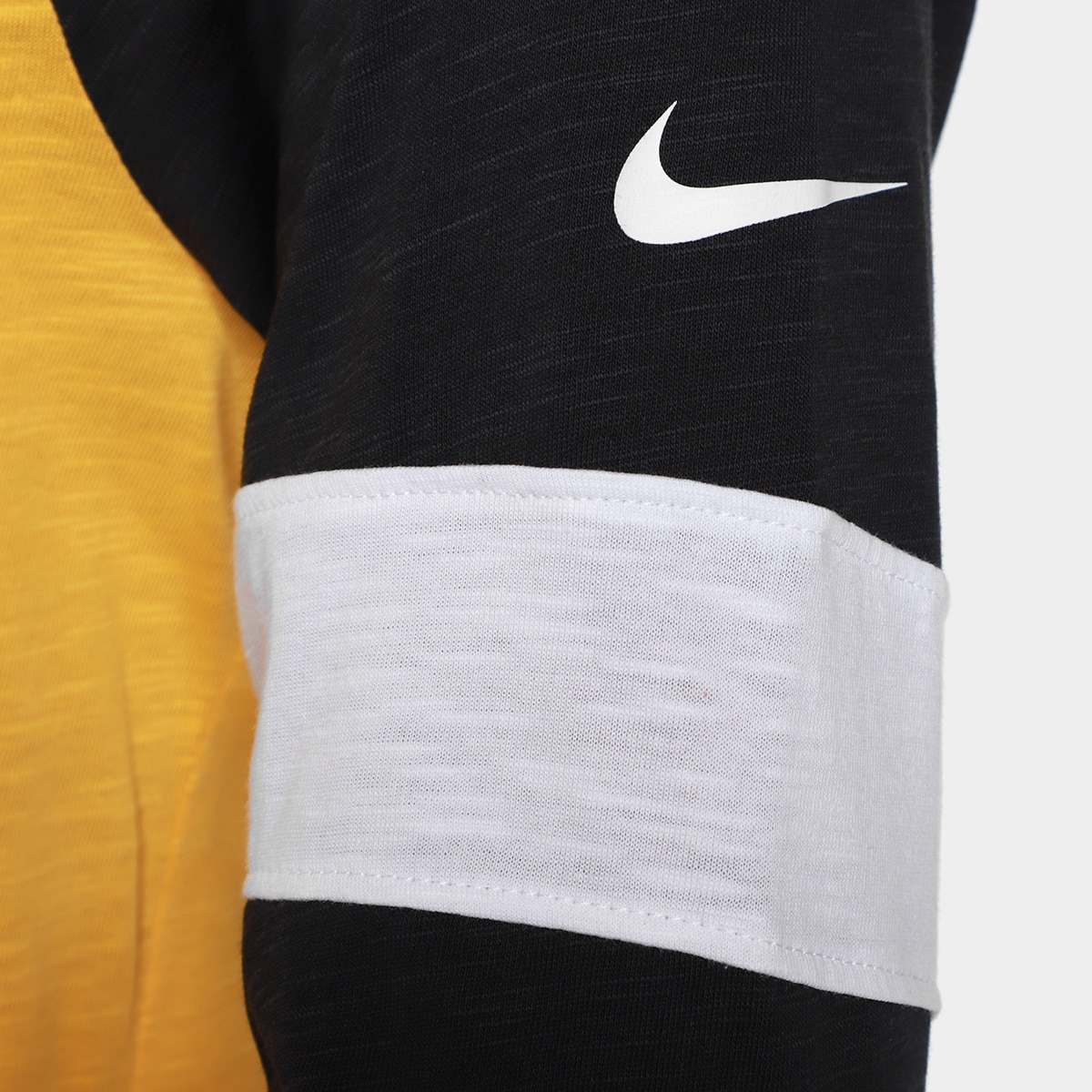 Camiseta Nike NFL Pittsburgh Steelers Slub 3Q Raglan Feminina - 3