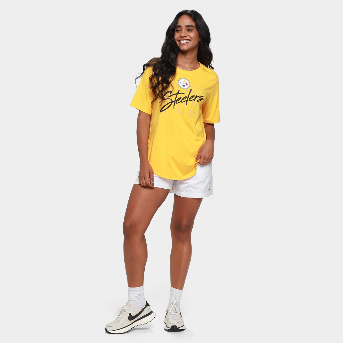 Camiseta Nike NFL Pittsburgh Steelers Weekend City Love Feminina - 3