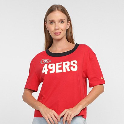 Camiseta Nike NFL San Francisco 49ers High Hip Fashion Feminina - Feminino