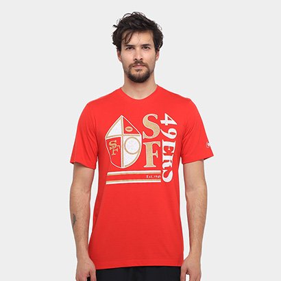 Camiseta Nike NFL San Francisco 49ers Triblend Logo Masculina - Masculino