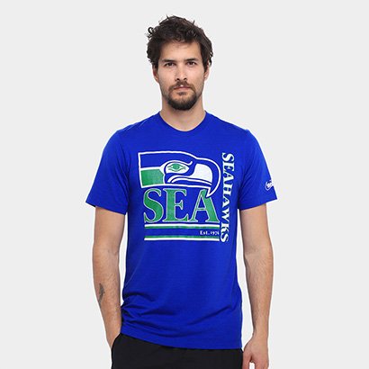 Camiseta Nike NFL Seattle Seahawks Triblend Logo Masculina - Masculino