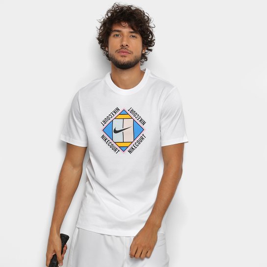Camiseta Nike Nkct Tee Oz Gx Masculina - Branco+Preto